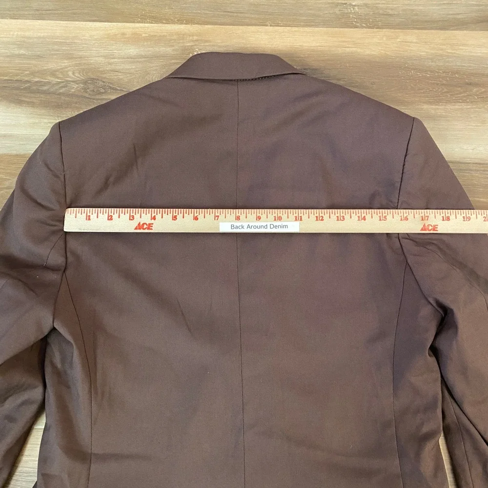 Revelry Suits Men's Brown Slim Fit Suit Jacket Blazer Size 38R Influence